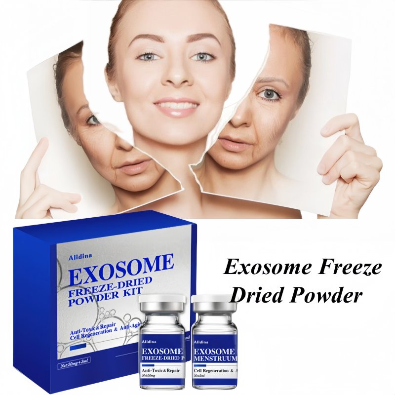 Stem Cell Exosome Lyophilized Powder Skin Regeneration Acne Pit Repair Exosome Freeze-Dried Powder Anti-Aging Exosome Serum