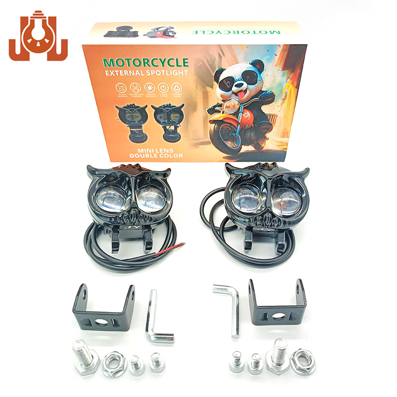 Двухцветная светодиодная противотуманная фара 20W для мотоцикла