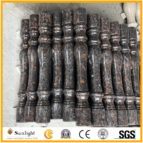 Natural Stone Yellow/Red/Pink/Grey/Black/White Granite Marble Balusters