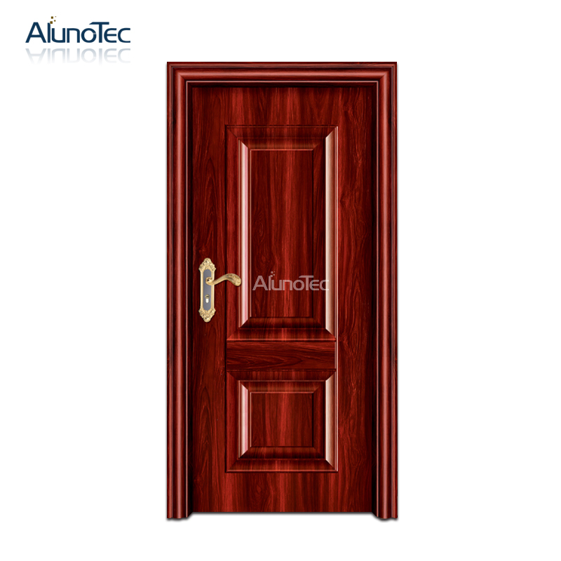 Современная одностворчатая алюминиевая дверь-маятник