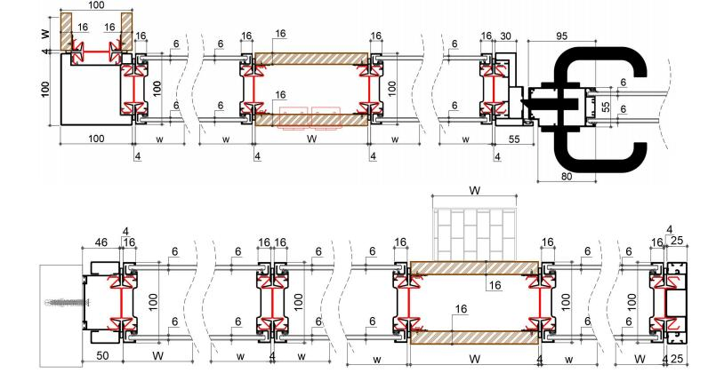 Great Value for Money Soundproof Tempered Glass Shutter Office Partition