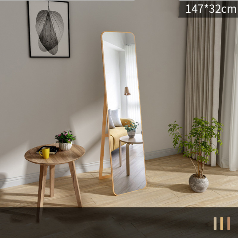 Floor Dressing Mirror Solid Wood Dressing Mirror 0448