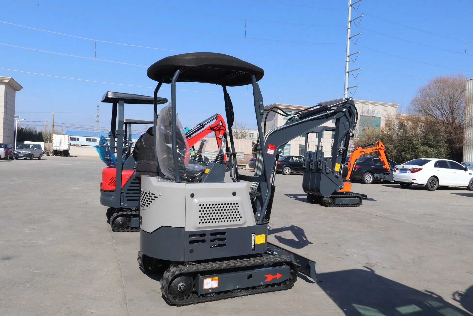 Standard Canopy Optional Cabin Mini Excavator 1.7ton Agricultural Machinery for Sale