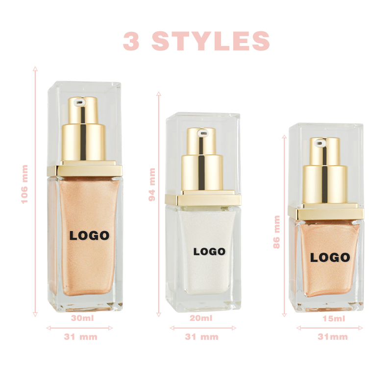 5 Colors Highlighter Colorfast Smooth Shinyface Makeup Custom Factory Price Sweat-Proof Highlighter