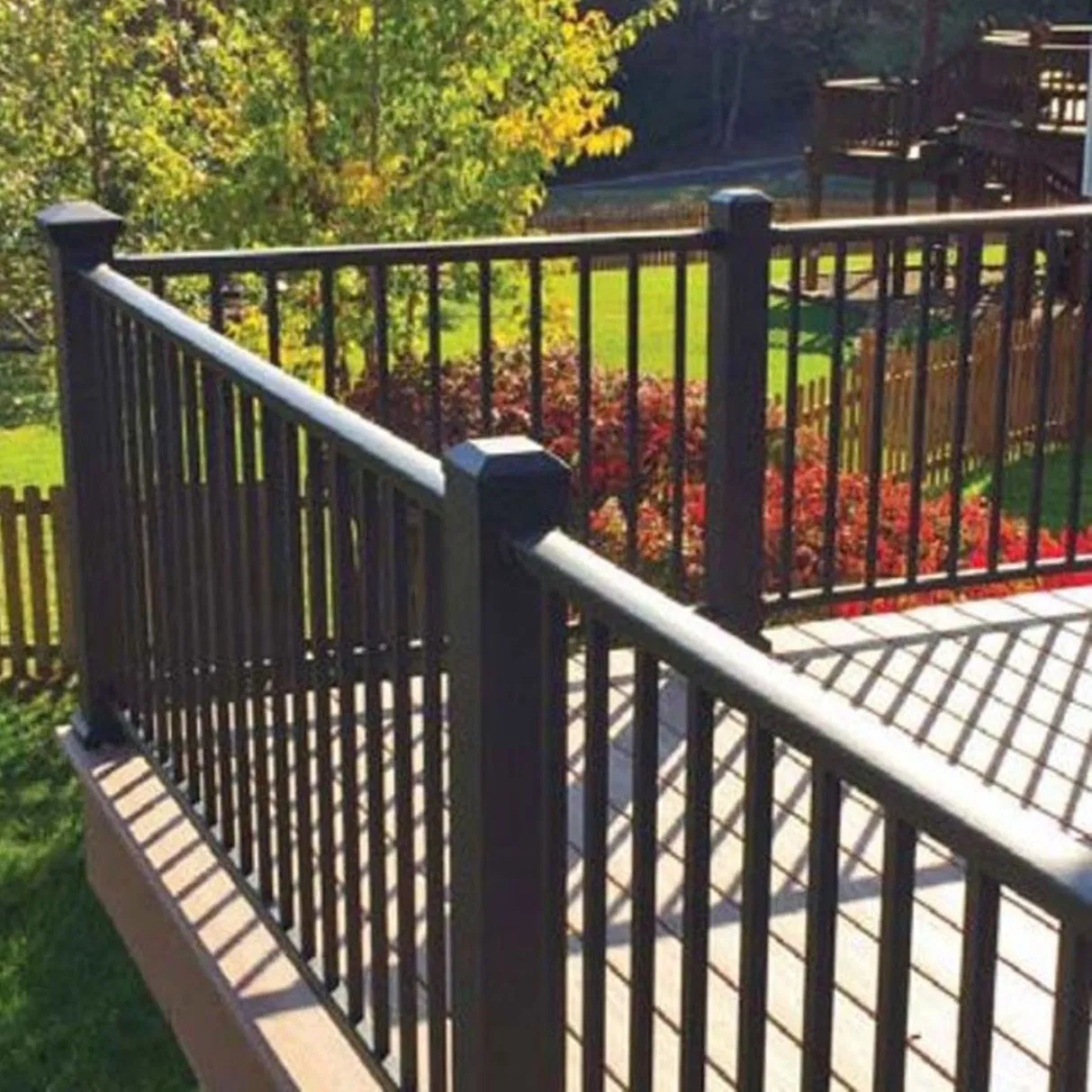 China Aluminum Modern Safety Garden Outdoor Cheap Fence Panels Aluminium Railing