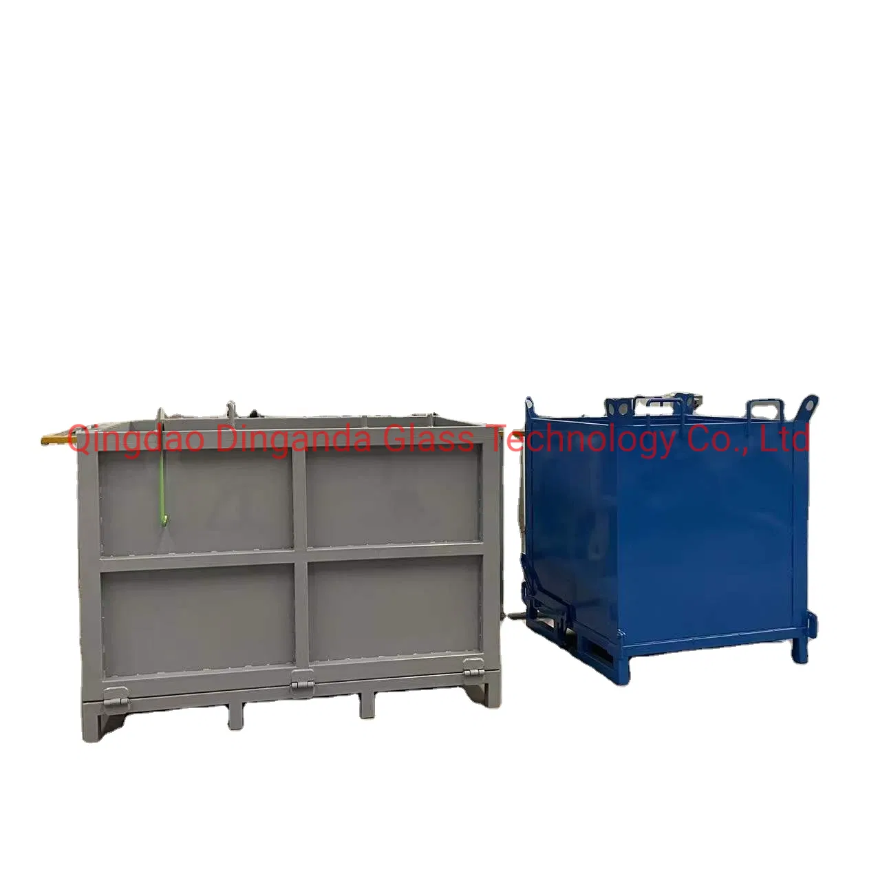 Glass Industrial Dustbin Waste Bin Indoor Large Garbage Container Trash Can