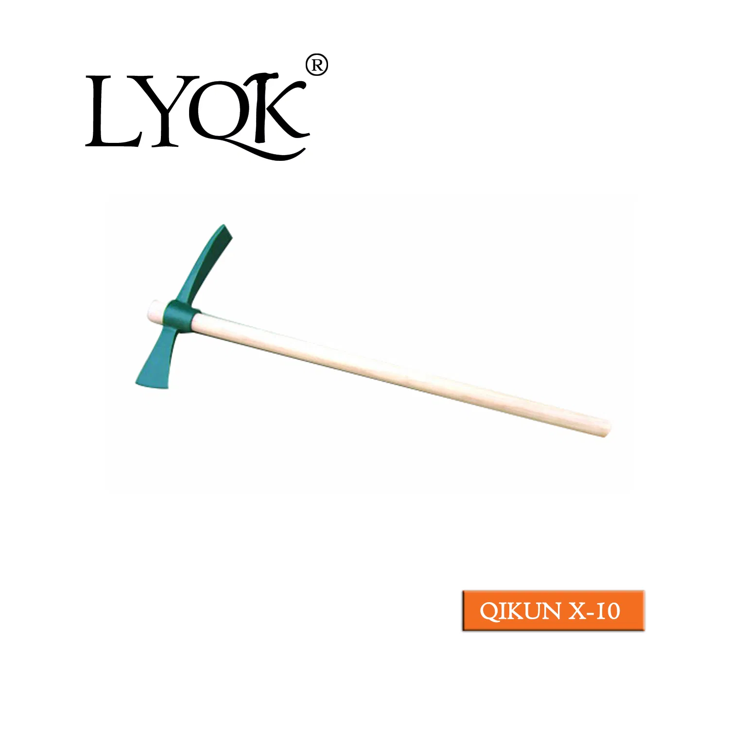 X-09 High Quality Rail Steel 65mn Agriculture Farm Garden Hardware Hand Tools Pick Head Mattock Pickaxe