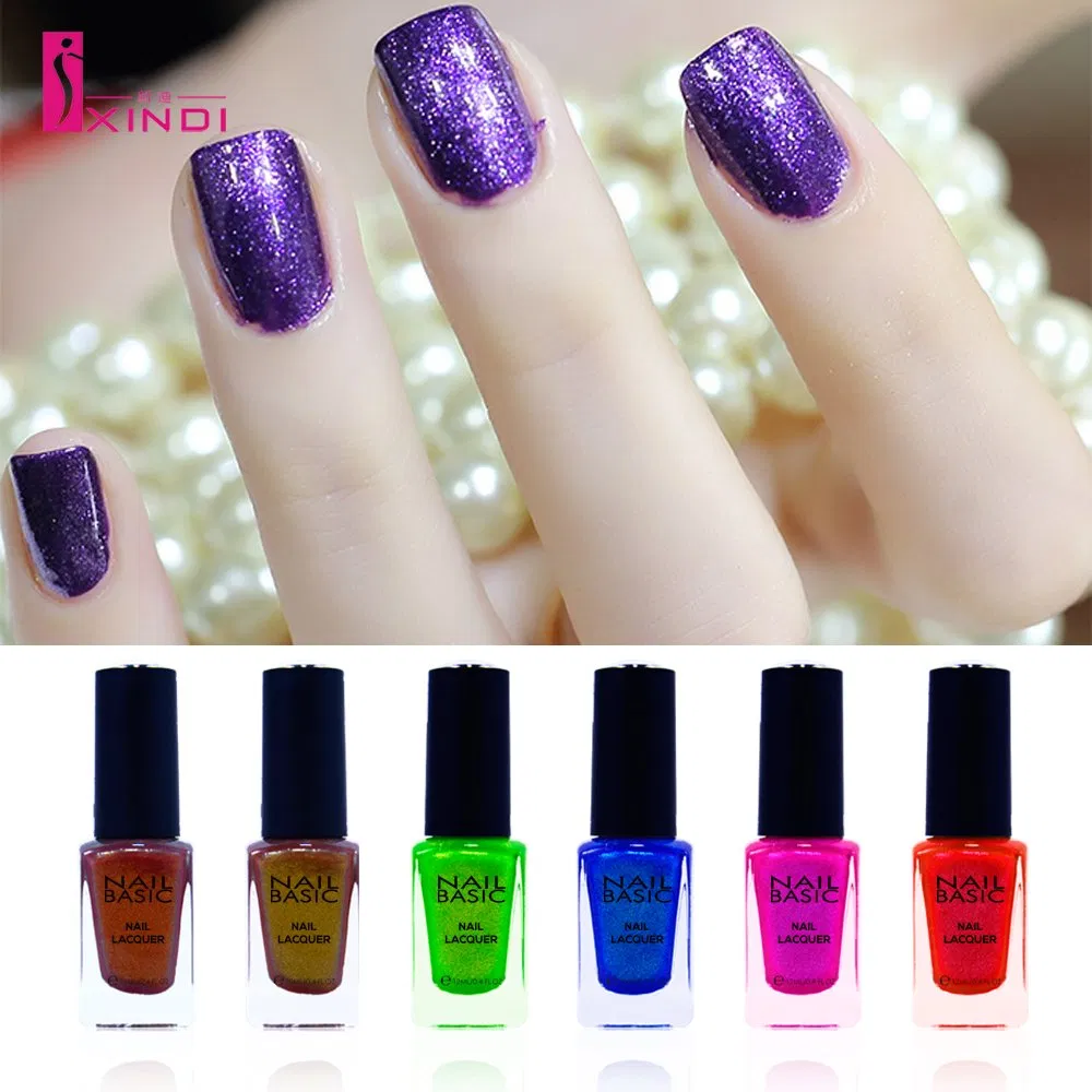 Quick Dry High Pigment Pearl Nail Polish in Color Paper Box