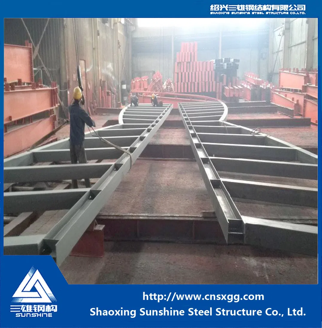 Steel Structure Girder with Glass for Underground Store