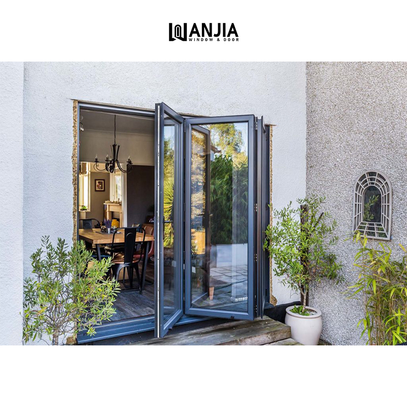 Elegant Aluminum Folding Glass Bifold Patio Doors for Sophisticated Outdoor Areas