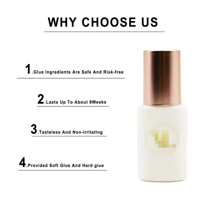 Private Label Professional 0.5-1 Sec Fast Drying Eyelash Extension Glue Adhesive Long Lasting Lash Glue 5ml Volume