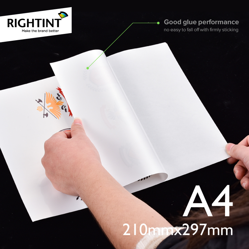 Good Price A4, OEM Polyester Rightint Carton Shanghai Glossy Sticker Paper Pet Vinyl Film