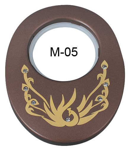 Elegant Oval Curtain Rings with Eyelets for Chic Home Decor