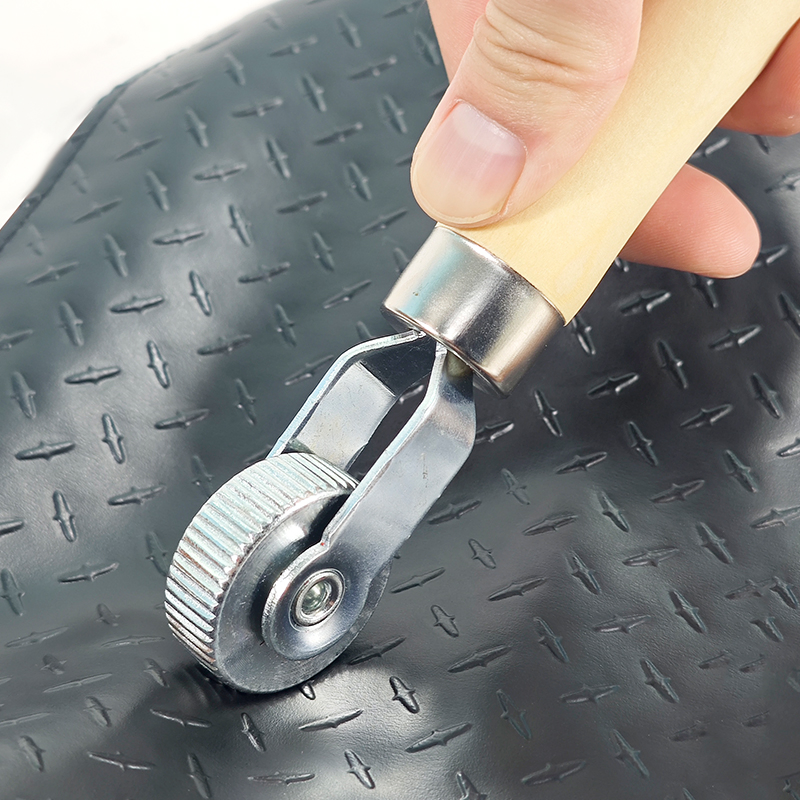 Wooden Handle Tire Repair Tools: Patches, Roller, Scraper, Rim Balance Weight Shovel