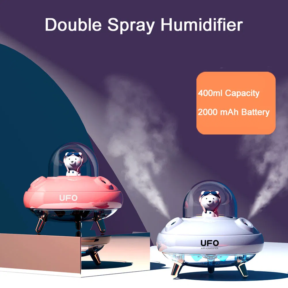 Aromatherapy Fog USB Mute Male Double Spray Humidifier Room Home Nebulizing Diffuser