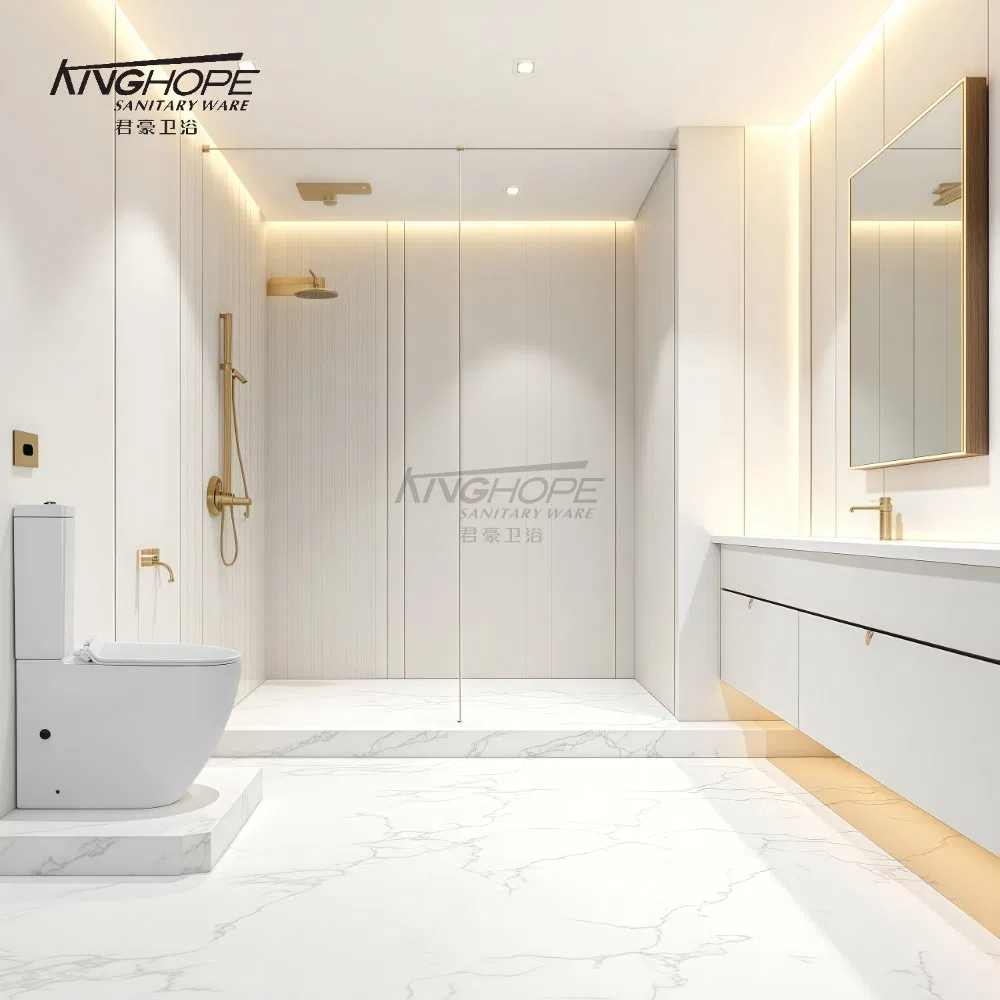 Ceramic Dual Flush Rimless Two-Piece Toilet for Home Use Factory Direct Sale Bathroom Furniture Wc Toilet