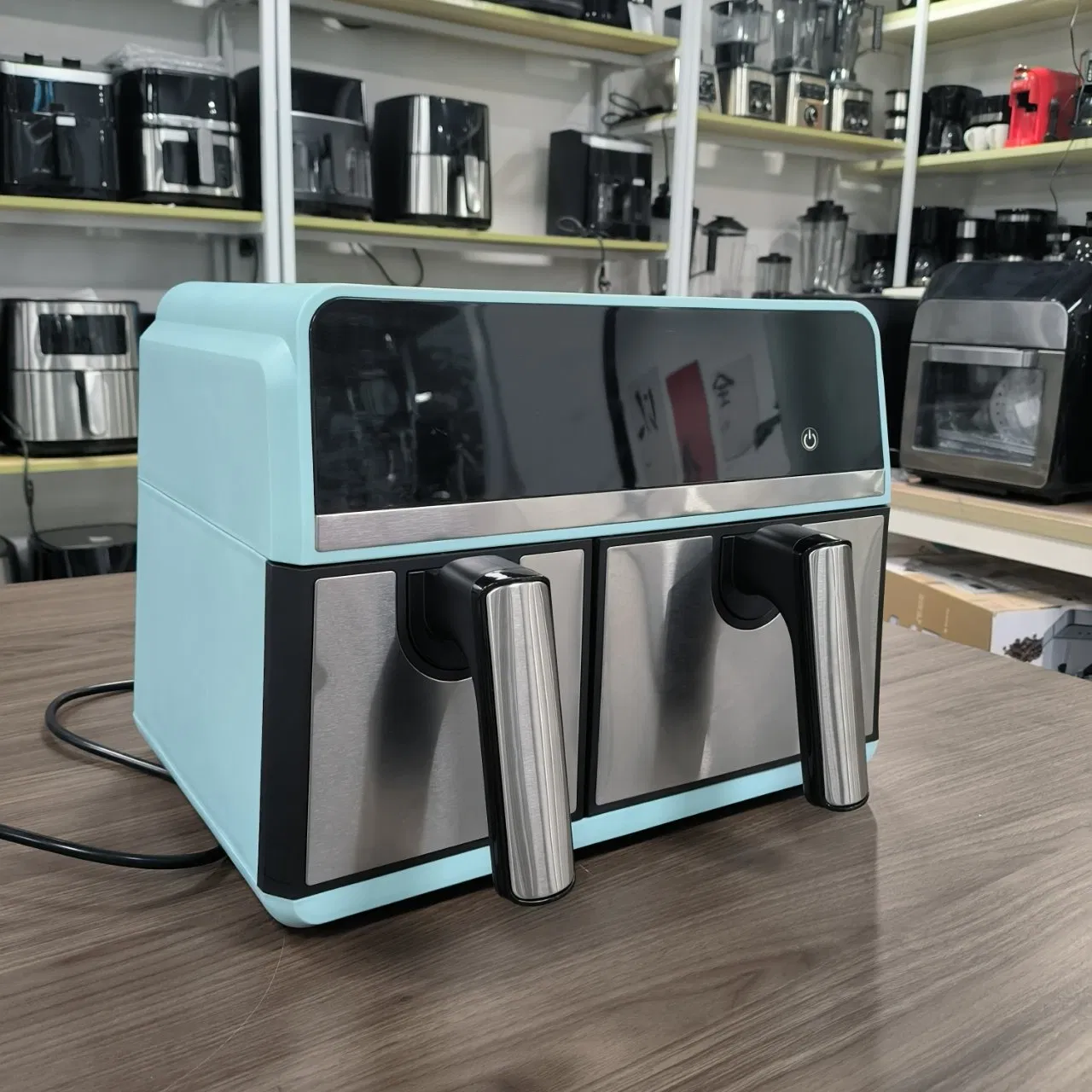 Large Capacity 9L Double Basket Air Fryer New Style High Quality Visual Window Hot Sale Best Value