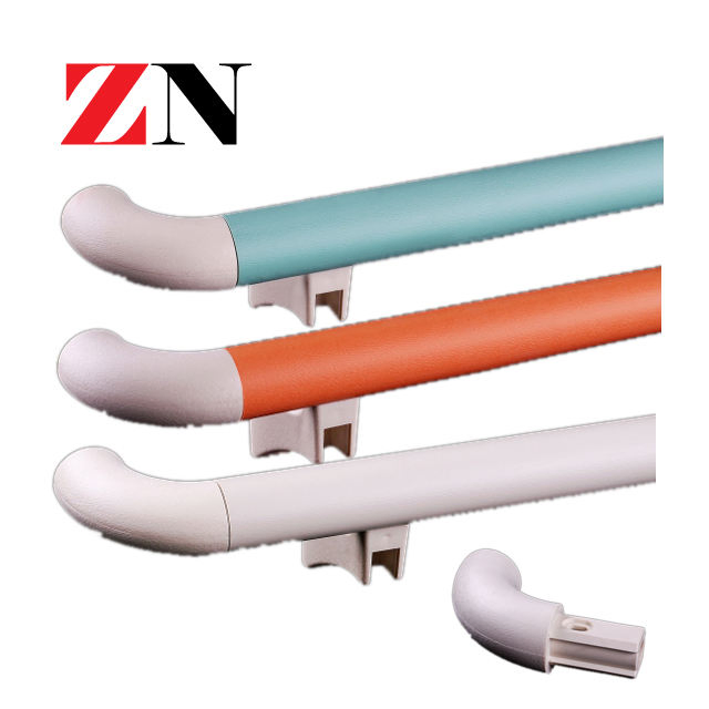 Corridor PVC and Aluminum Wall Hospital Handrail for Elderly
