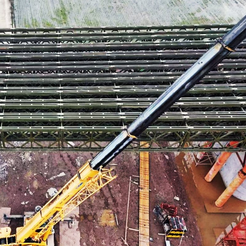 Longest Steel Girder Railway Bridge for Heavy Load Capacity