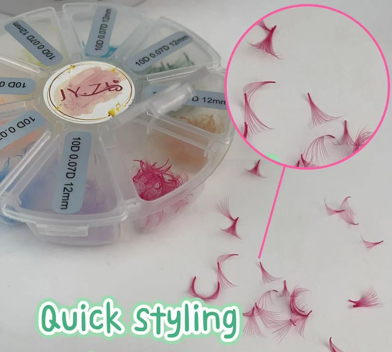 Private Label Mega Volume 3D 4D 5D 6D 8d 10d Premade Lashes Extensions
