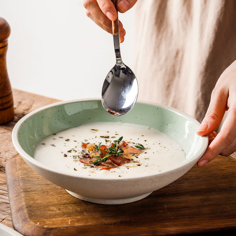 Japanese Ramen Bowl Kitchen Soup Noodle Bowl Round Ceramic Bowl