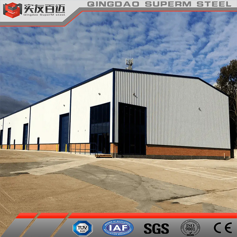 Metal Structural Prefabricated Garage Shed Steel Structure Warehouse