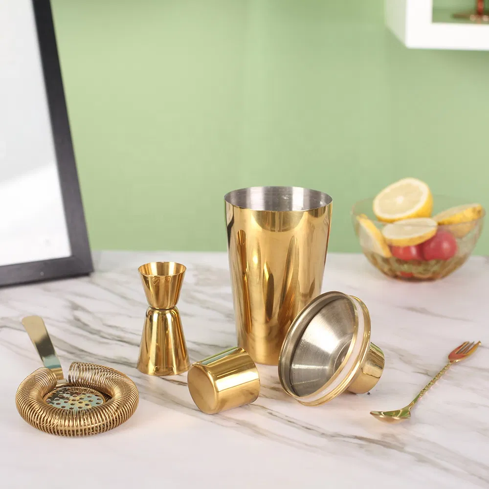 Шейкер для коктейлей с длинной ручкой, нержавеющая сталь