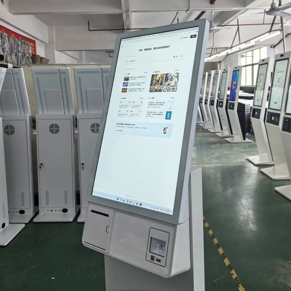 Factory Custom 27 Inch Android Information Checking Touch Screen Self-Service Kiosk