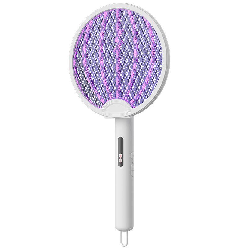 Handheld Mosquito Racket Bat Rechargeable Electric Fly Mosquito Trap Killer Lamp Bug Zapper Racket Mosquito Repellent Swatter
