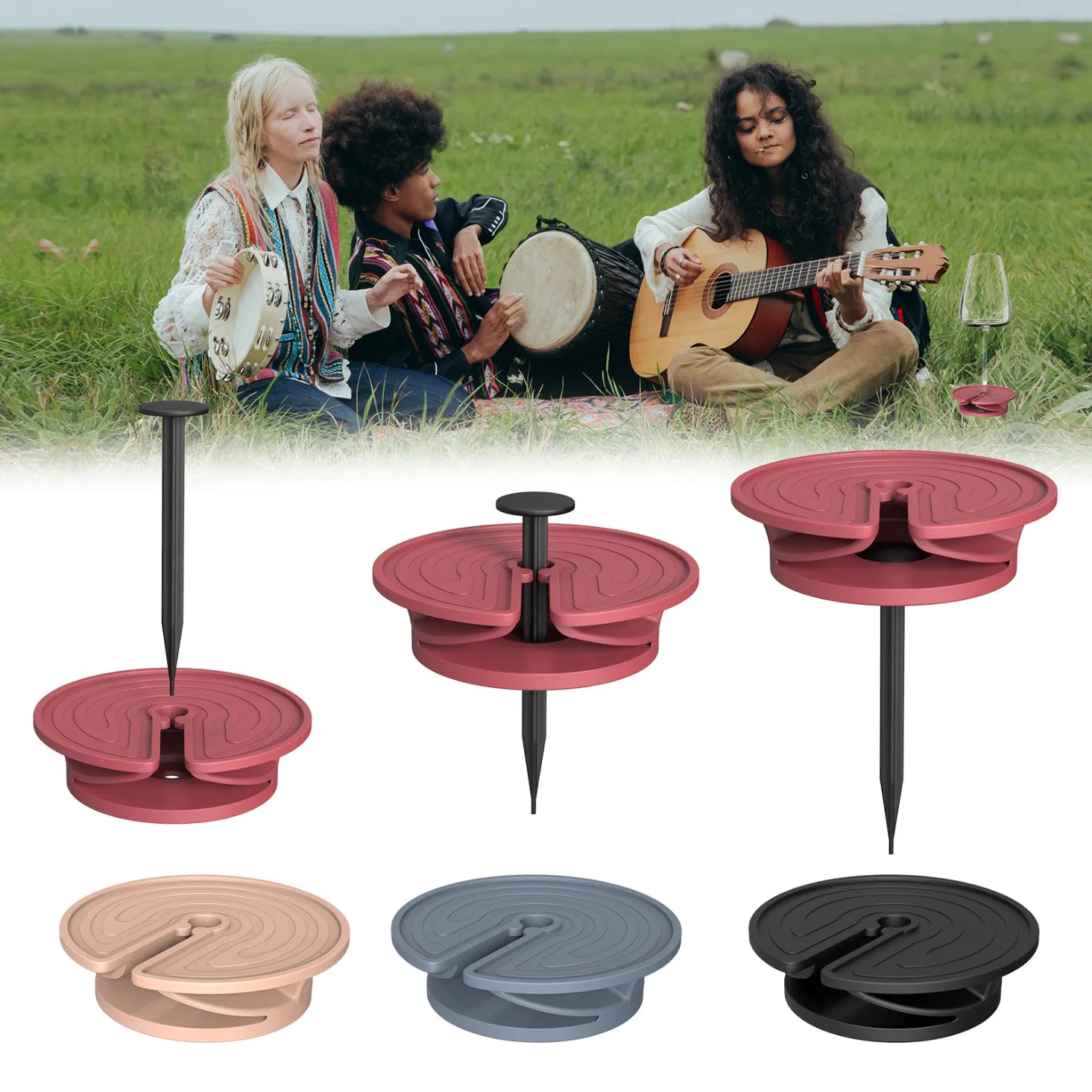 Держатель для закусок на бокал с присоской