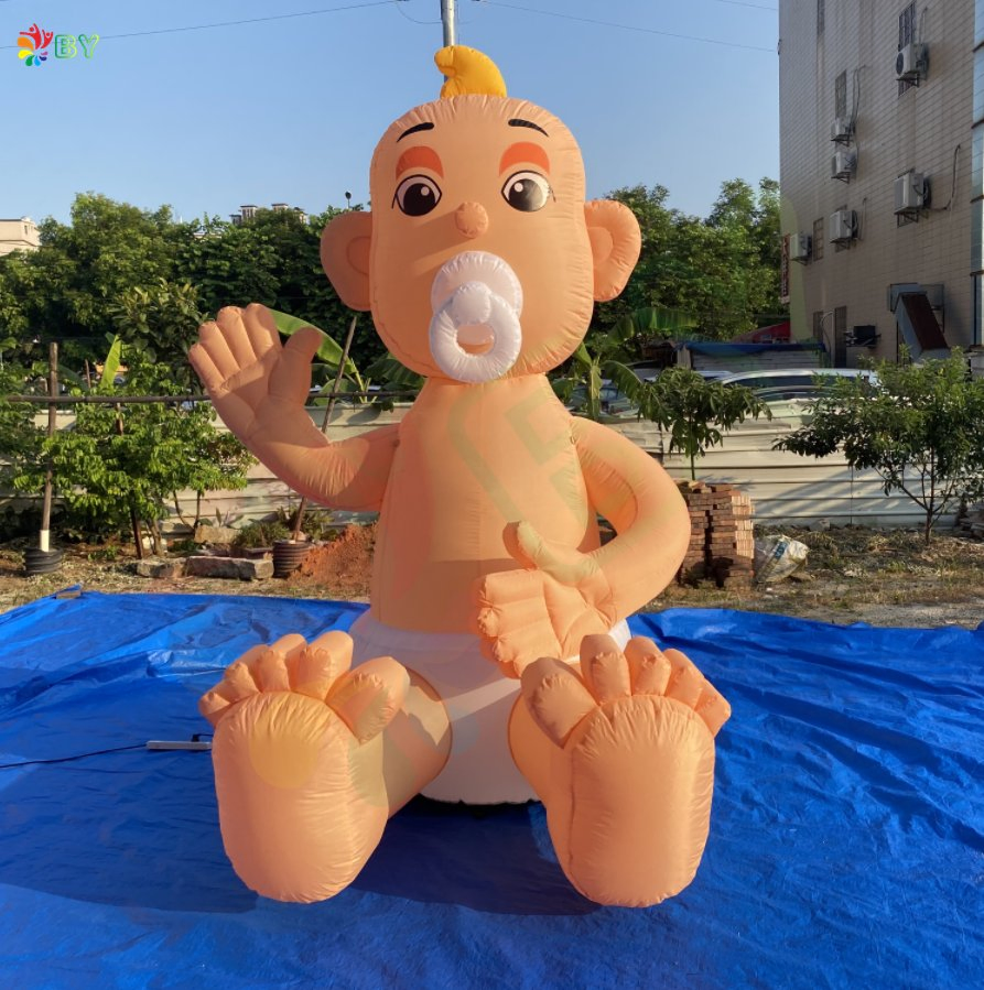 Fast Delivery Holland Baby Girl Party Decoration Inflatable Baby Body Doll Balloon