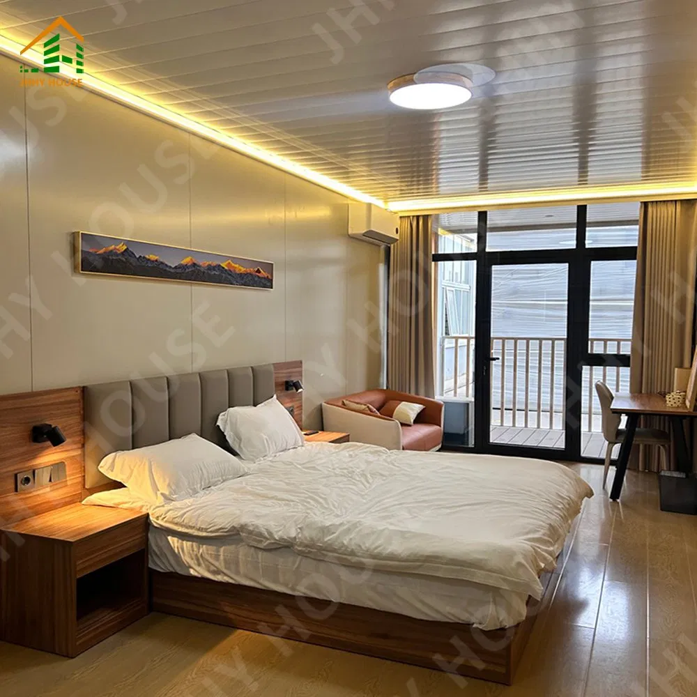 Prefabricated 40FT Modular Container House for Office or Hotel Build Detachable Flat Pack Container for Apartment Kitchen Use