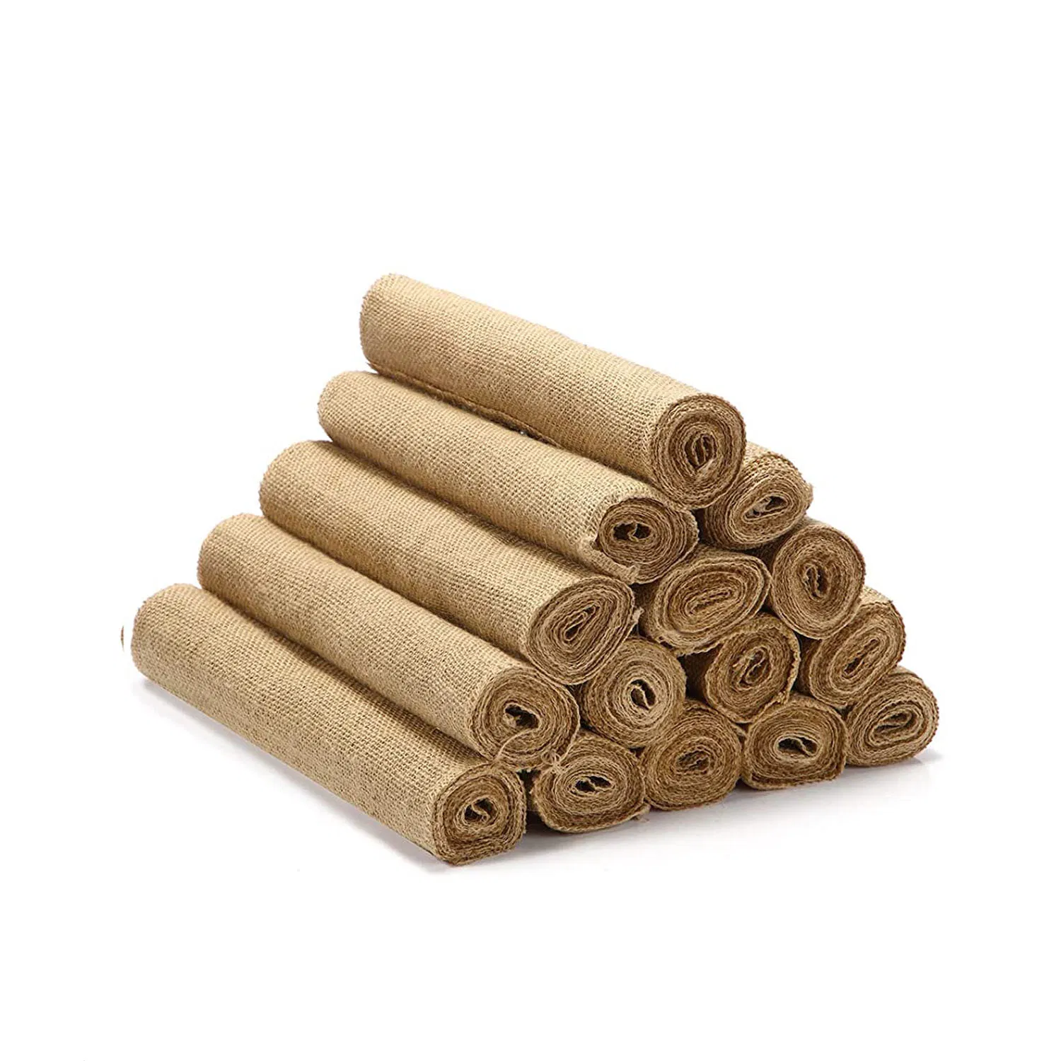 12X72 Inch Finished Edge Natural Fiber Jute Table Cloth