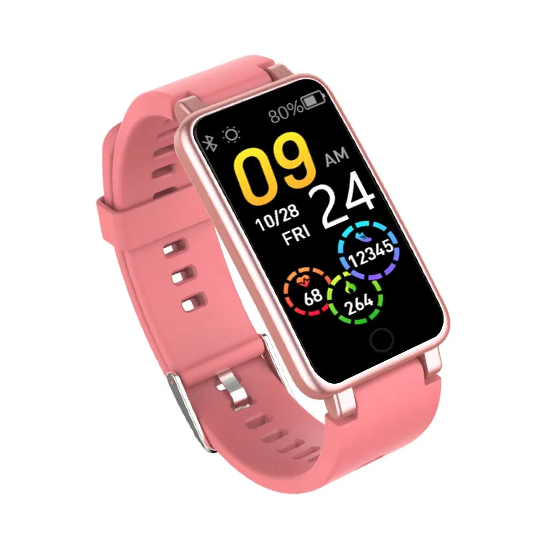 0.96 Inch C2 Plus Smart Bracelet Display Touch Screen Bt Music Bt Call IP67 Waterproof for Android Ios Smart Watch