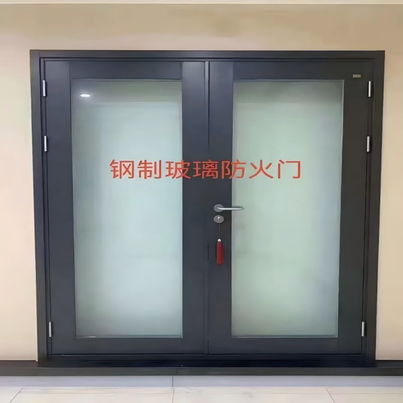 304 Stainless Steel Large Glass Door, Galvanized Steel Plate Spray-Painted Large Glass Door