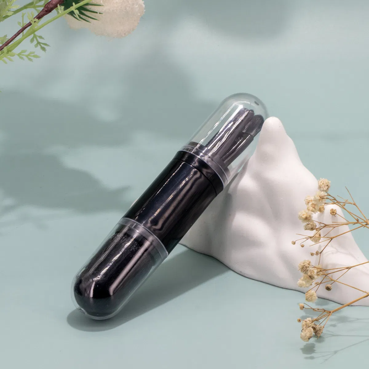 Multifunctional Telescopic Powder Brush Portable Makeup Brush Travel Brush Beauty Tool