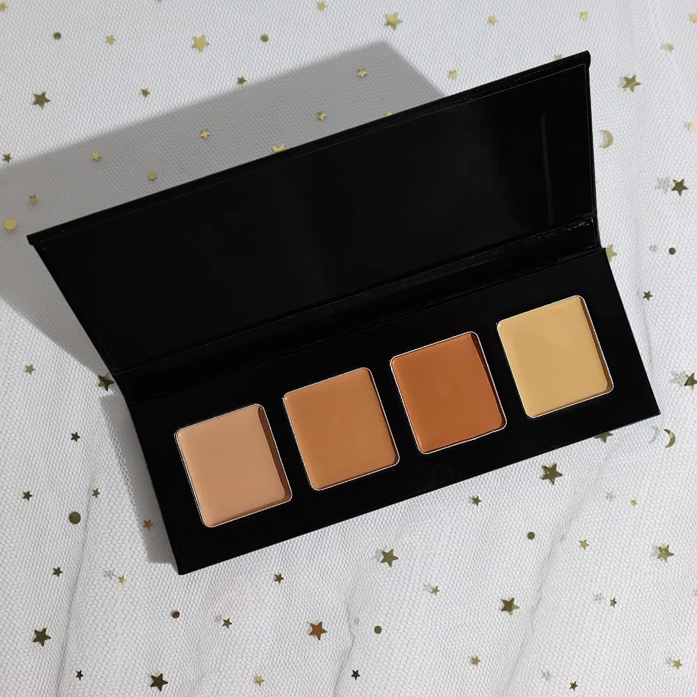 19 Colors Optional Black Compact 10 Sets Exquisite Soft Concealer Natural Long Lasting Private Label Lightweight Makeup