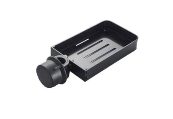 Black Color Aluminum Soap Holder Plate Sanitar Ware