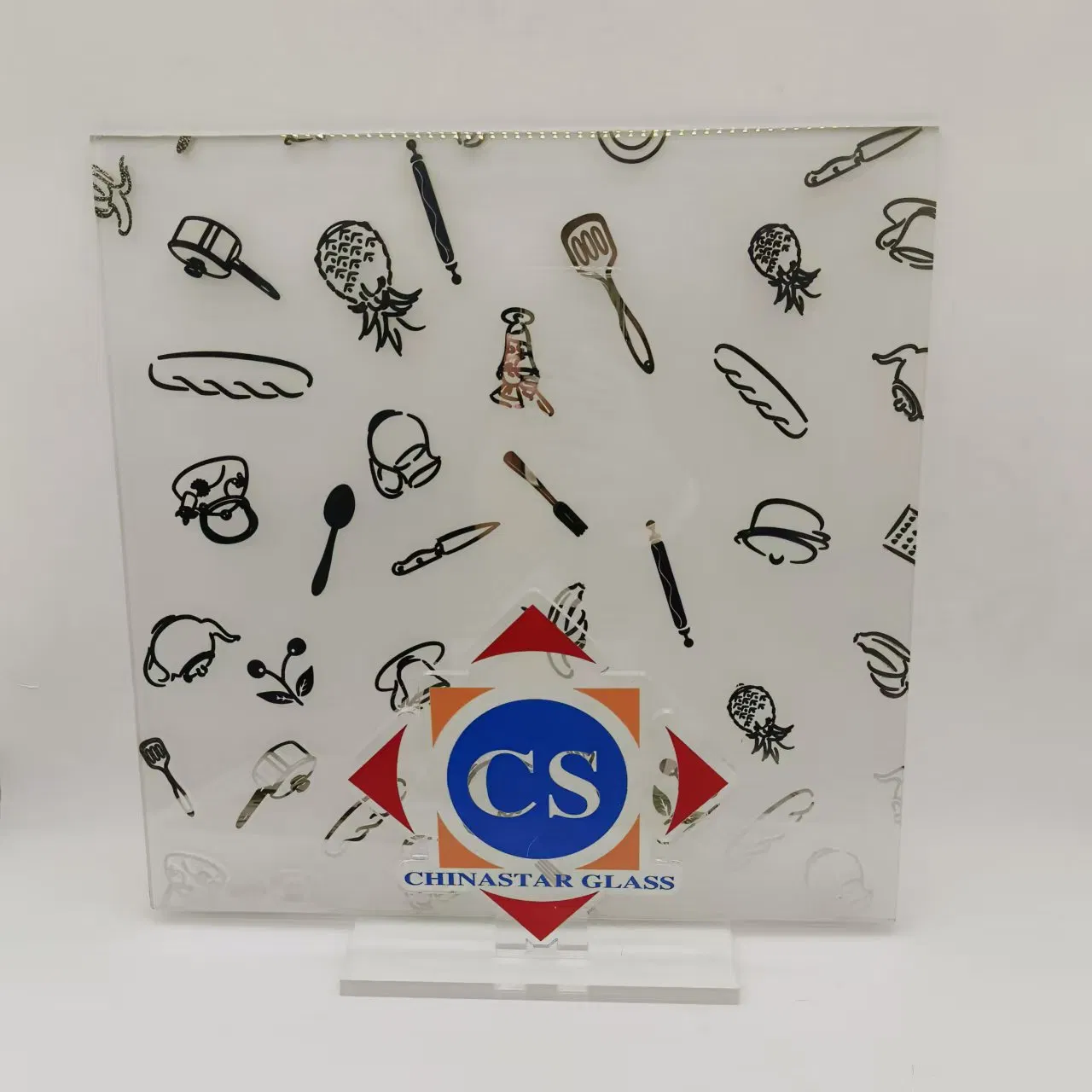 4/5/6mm Silver/Golden Acid Etched Titanium Coated Art Glass for Decoration/Door/Partition