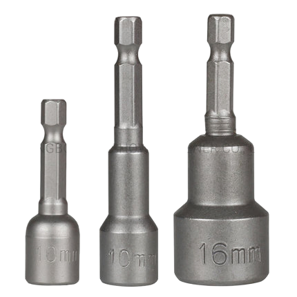 Electric Nut Driver and Socket Wrench, Hex Spanner Screwdriver Bits with Magnetic