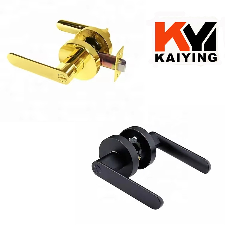 Modern Square Lever Interior Bedroom Security Durable Lever Lock