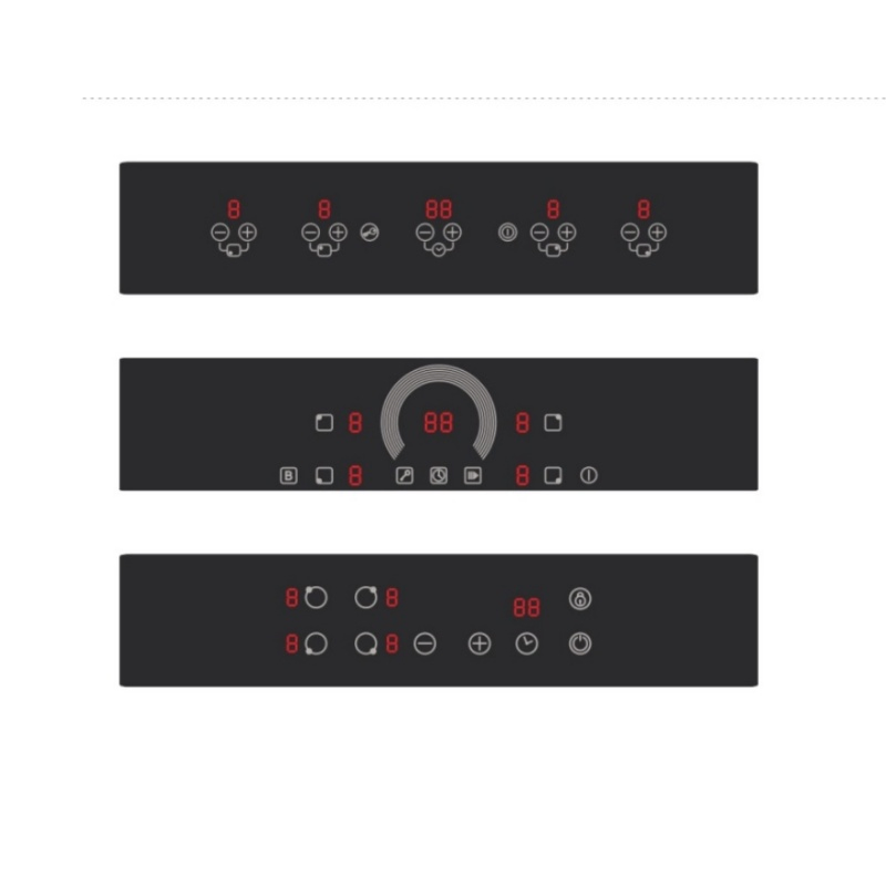 Stylish Built-in Induction Hob with 4 Burners for Contemporary Homes