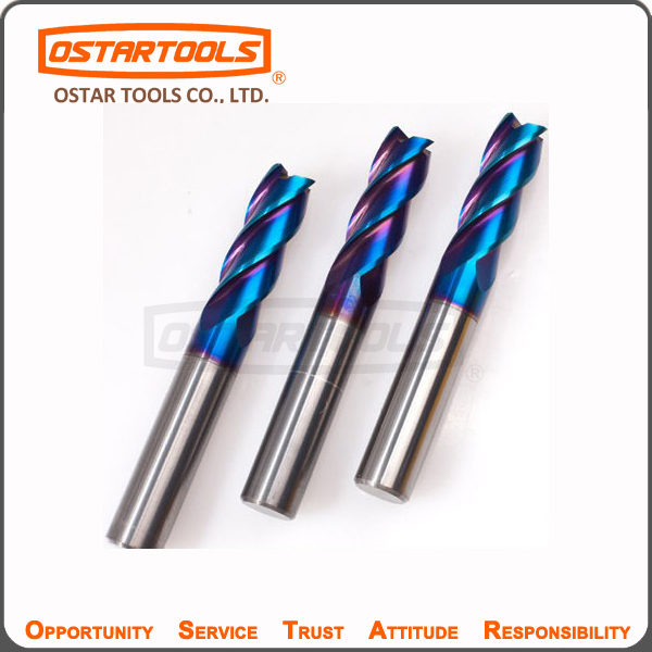 Solid Carbide Square Corner End Mills Cutters with HRC65