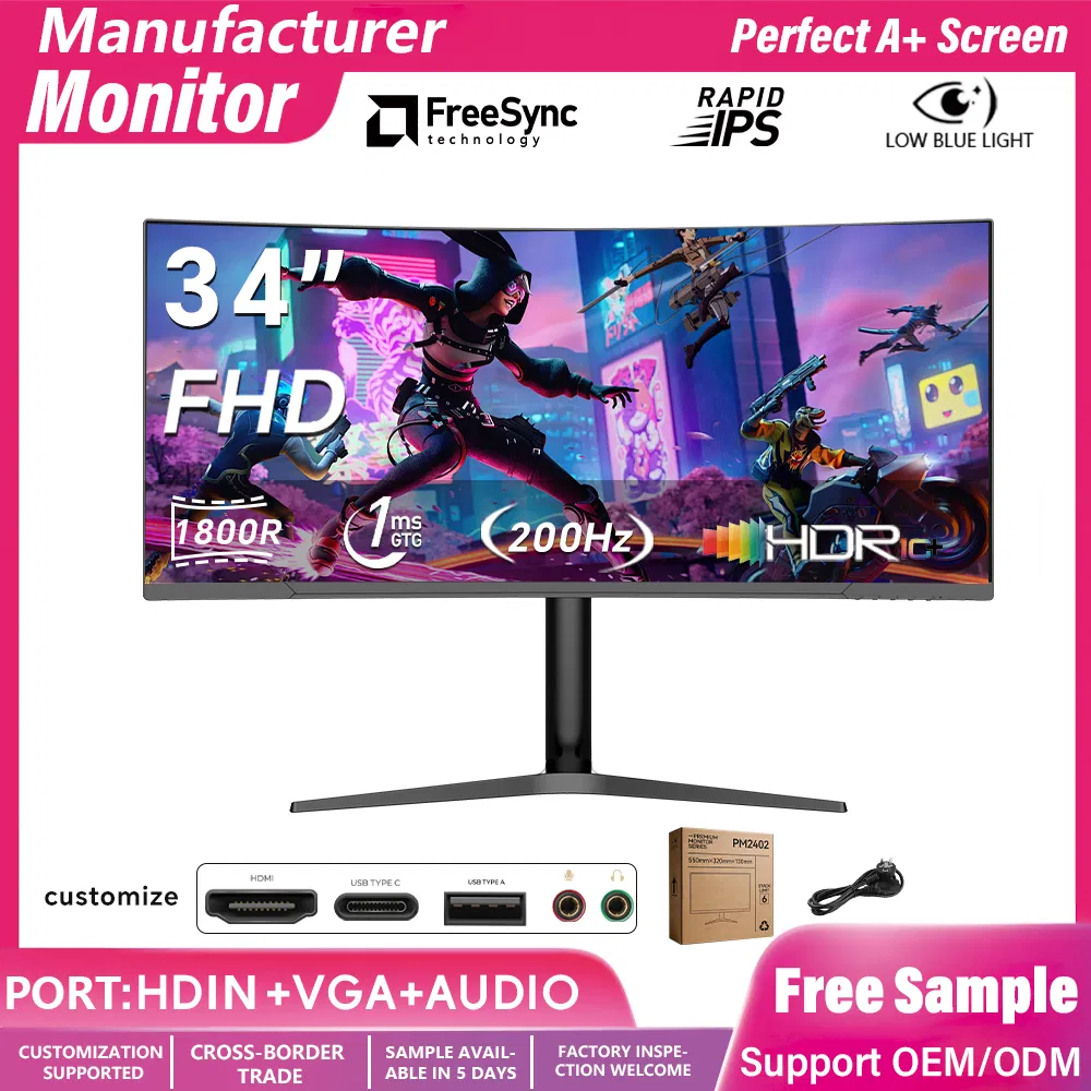 Ultra Fast 180Hz LCD Gaming Monitor for PC Machines