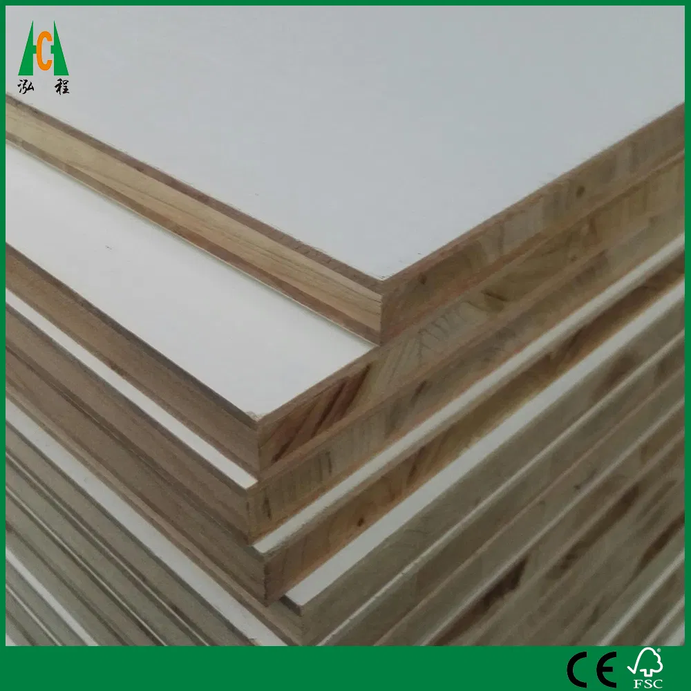 4'x8' Commercial Blockboard Block Board with Melamine Paper or Wood Veneer