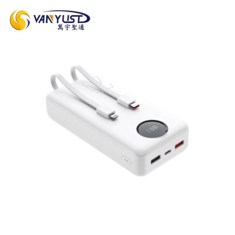 Повербанк SF202-A1 20000mАч со встроенными кабелями