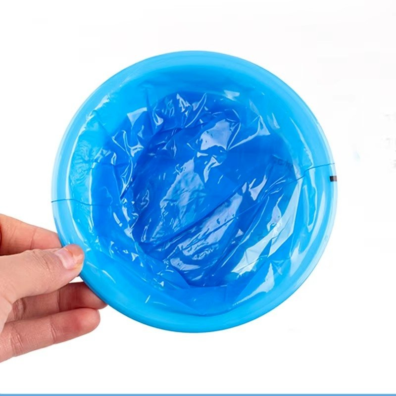 Custom Logo Printed Recyclable Vomit Barf Sanitary Airsickness Bag with Plastic Ring