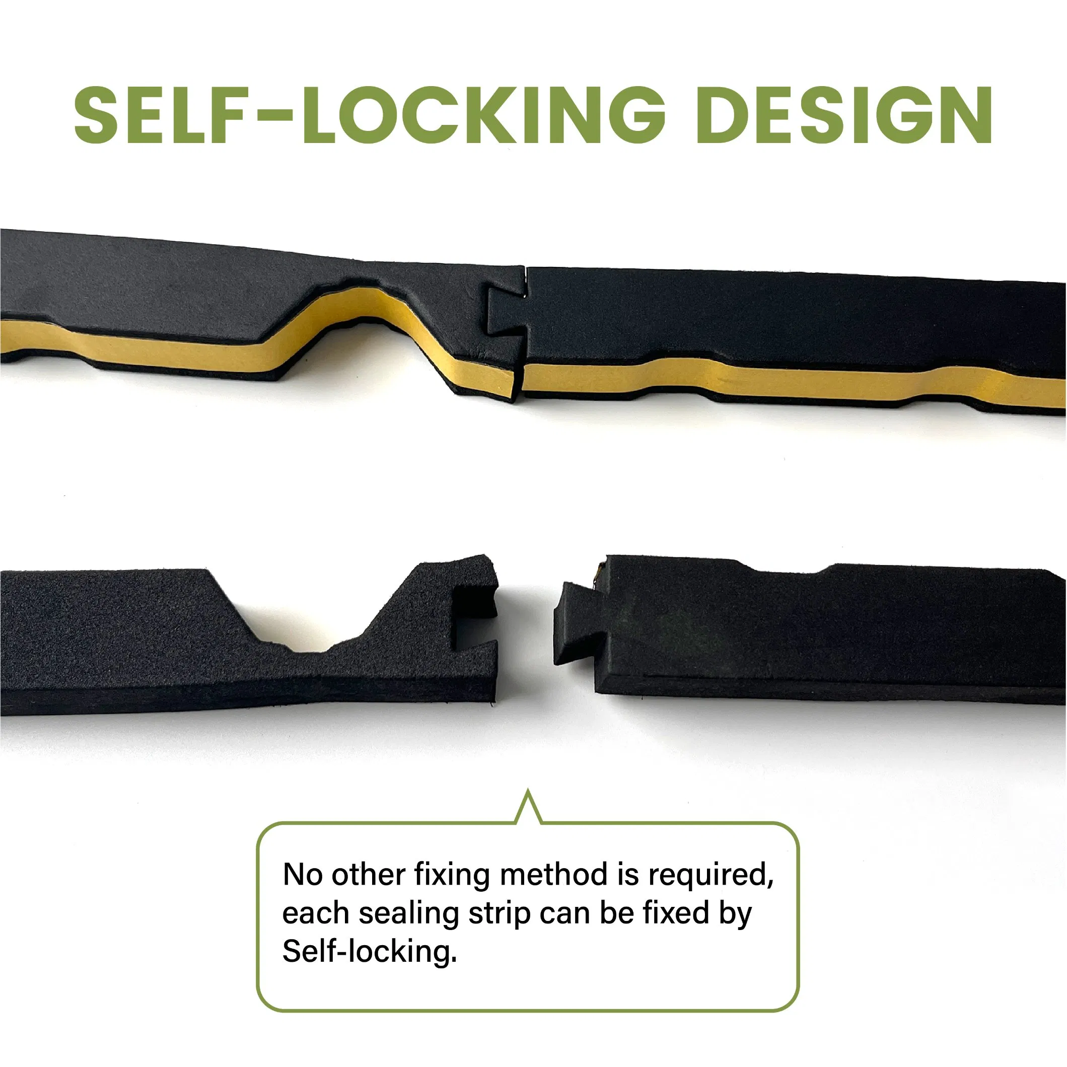 Self Adhesive Noise Reduction Corrugated Foam Ventilation Roofing Panel Foam Closure