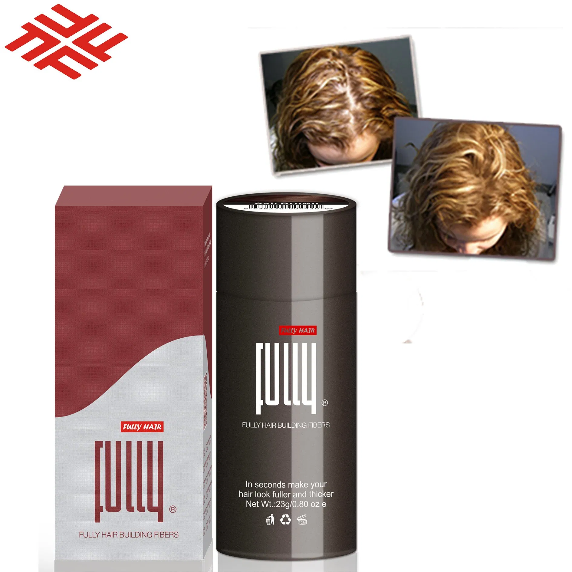 Fully OEM Specialized Large Manufacturer Natural Hair Building Fiber