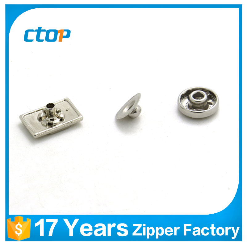 Кнопки магнитные серебряные для одежды на заказ